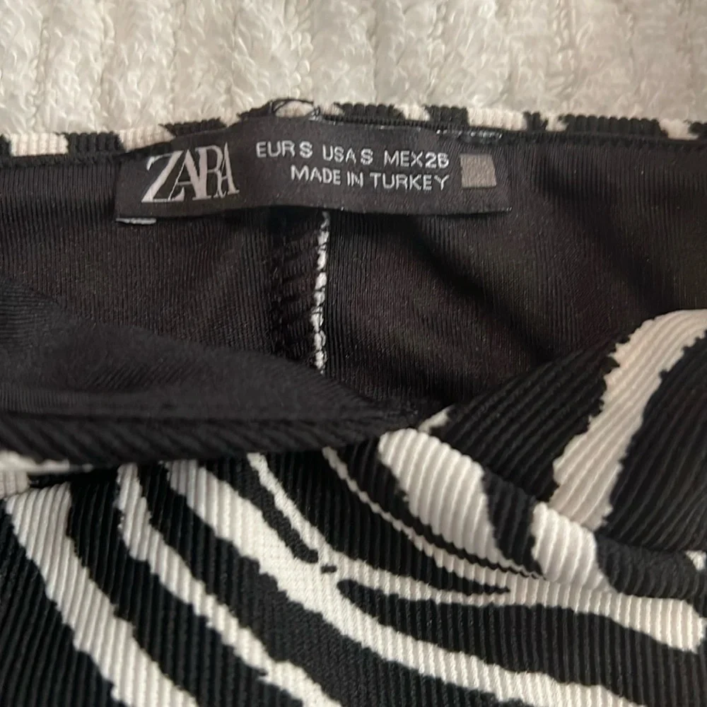 Zara Zebra Print crop Top Bralette with adjustable straps - Small - Picture 7 of 15